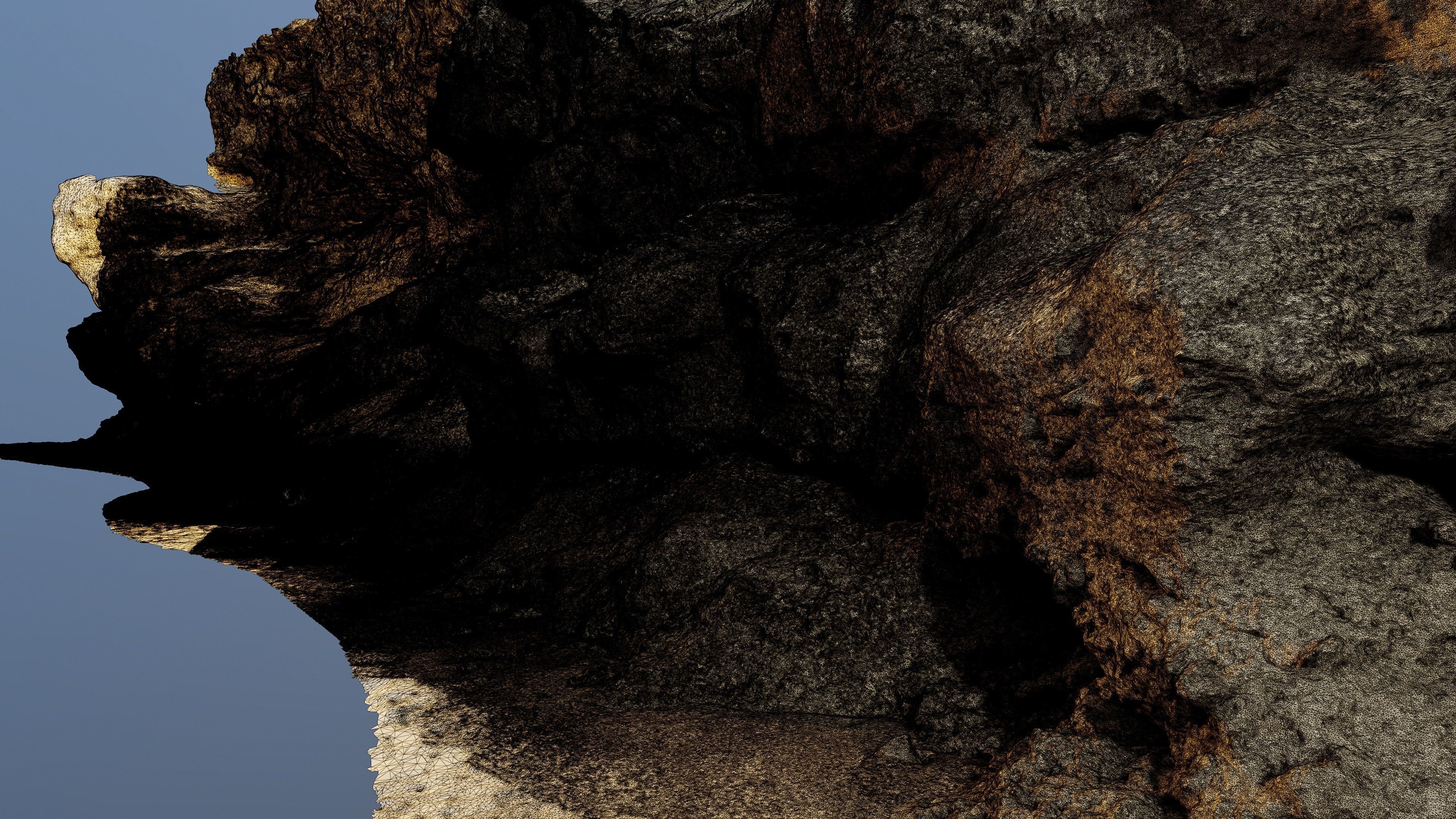 cliff0001 rock formation  3D model_10