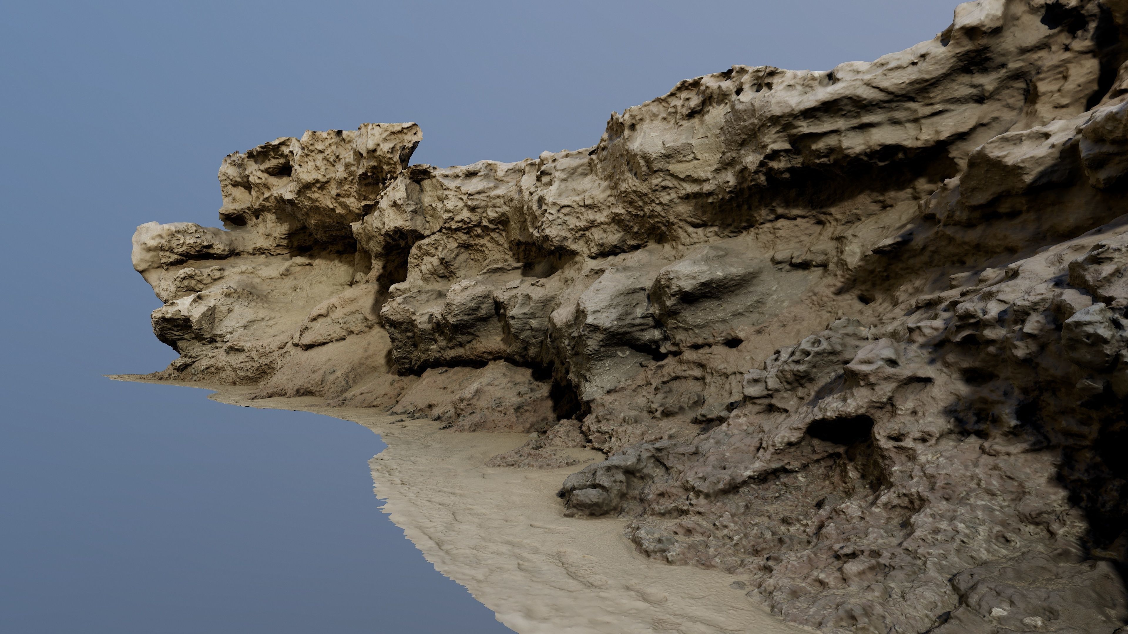 cliff0001 rock formation  3D model_8