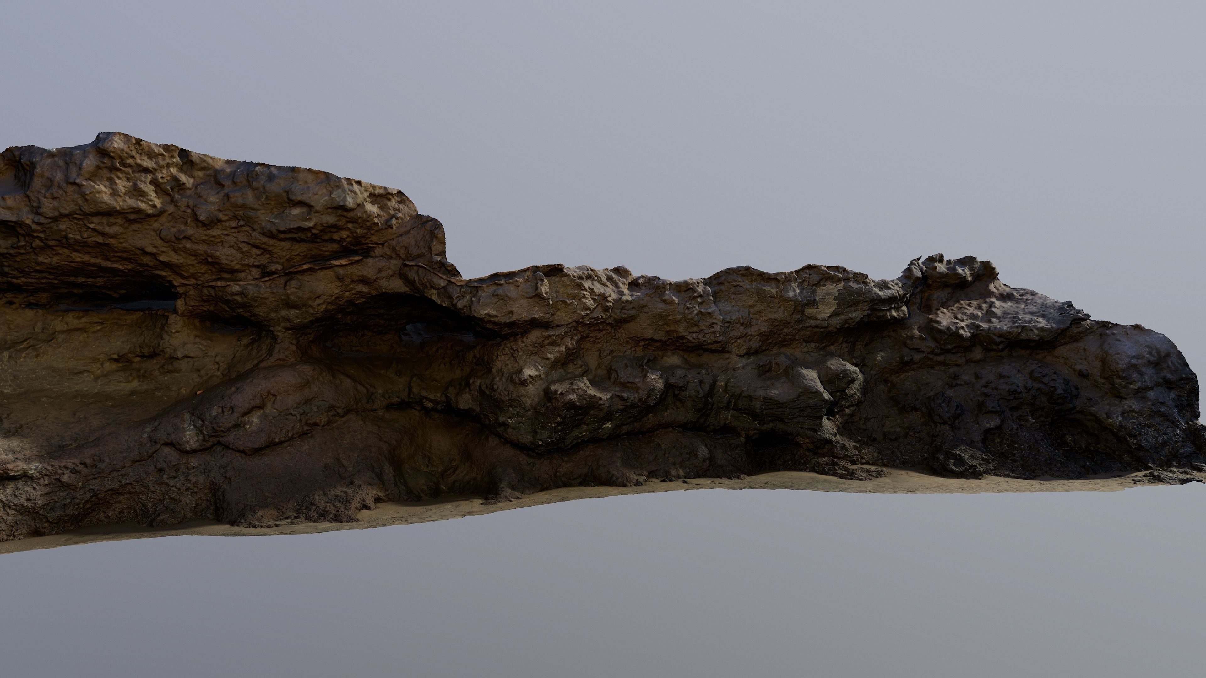 cliff0001 rock formation  3D model_2