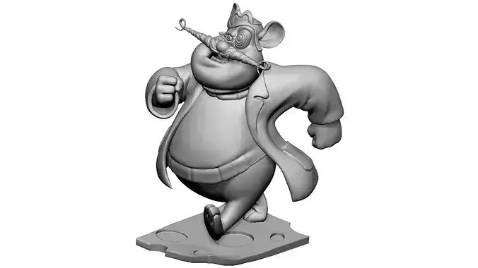  Roquefort  Chip n Dale Rescue Rangers STL 3D Printable 3D print model