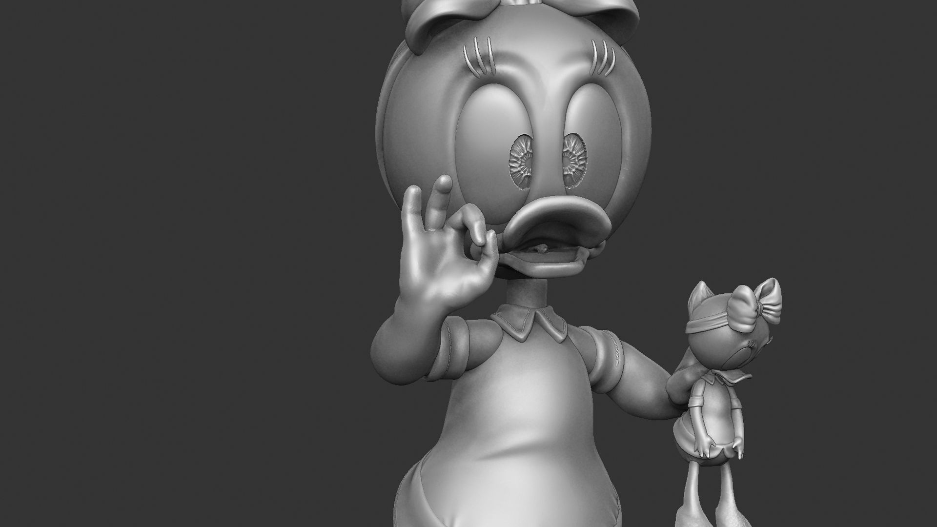 Webby Vanderquack stl 3d printable  3D print model_3