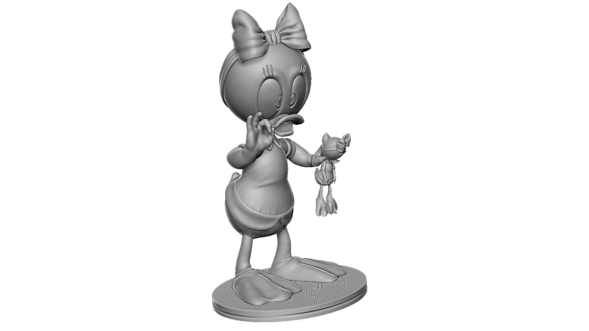 Webby Vanderquack stl 3d printable  3D print model_11