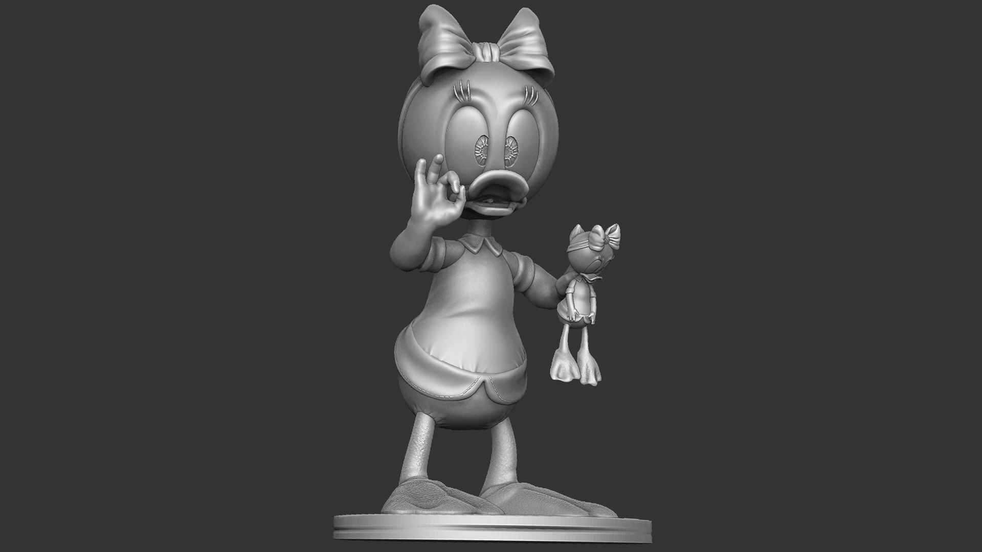 Webby Vanderquack stl 3d printable  3D print model_1