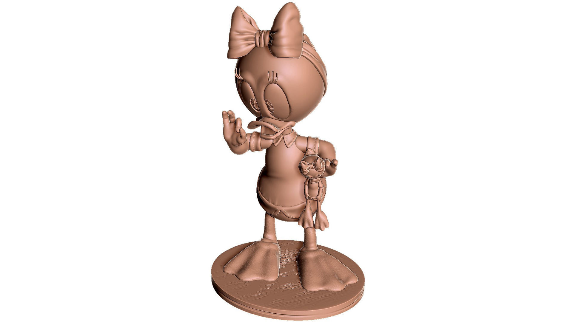 Webby Vanderquack stl 3d printable  3D print model_10