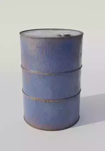 Old Metal Barrel