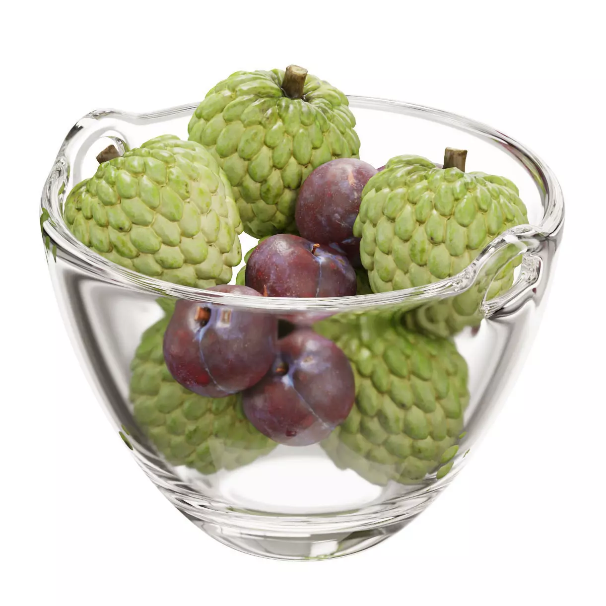 Ono fruit salad bowl set 06 3D model