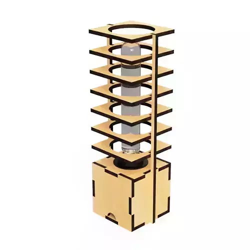 DESK LAMP STL AND DXF FILES 3D print model