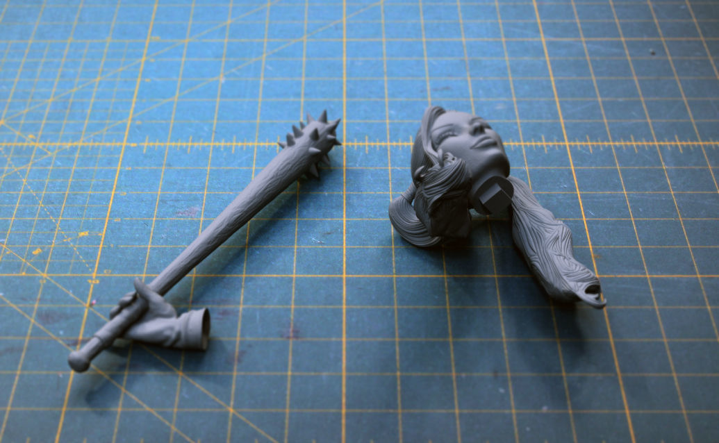 Harley quinn statue 3D print model_5