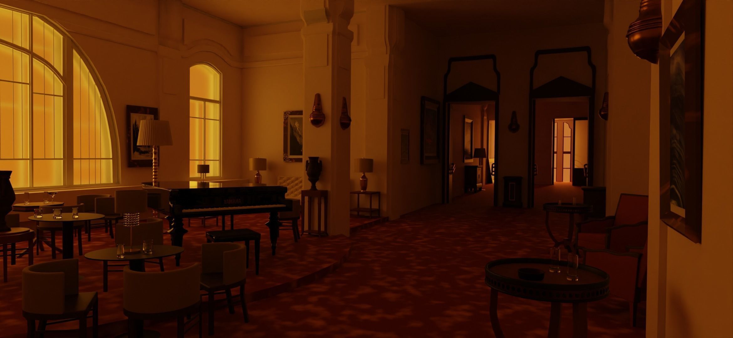 Blade Runner 2049  Deckards Apartment Low-poly 3D model_1