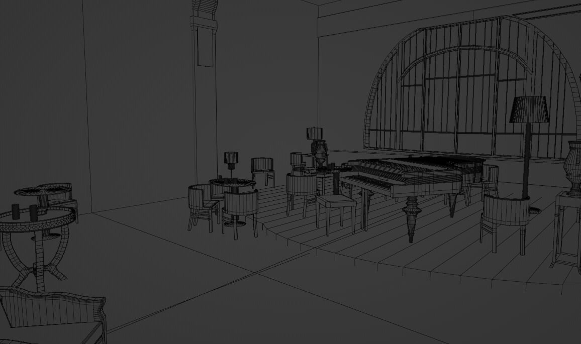 Blade Runner 2049  Deckards Apartment Low-poly 3D model_10