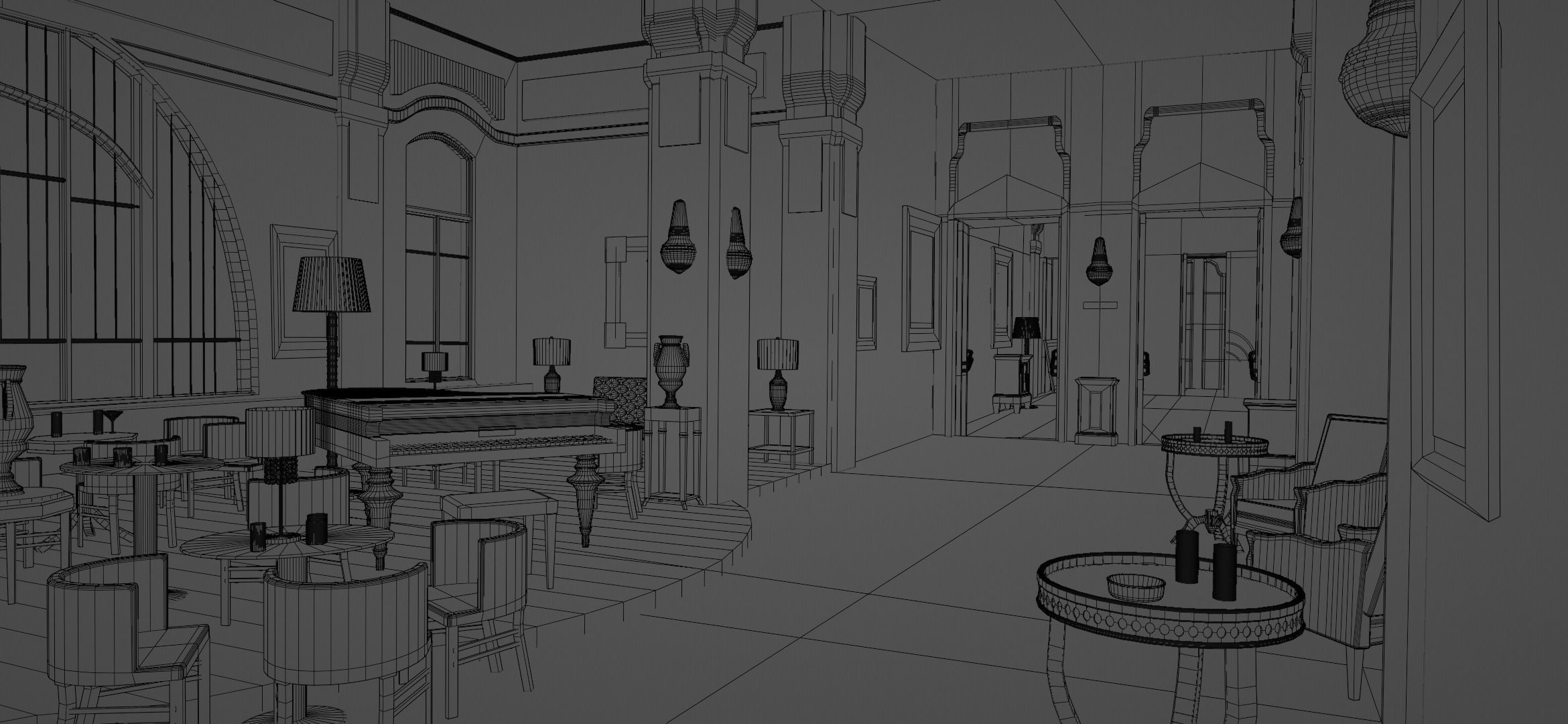 Blade Runner 2049  Deckards Apartment Low-poly 3D model_3