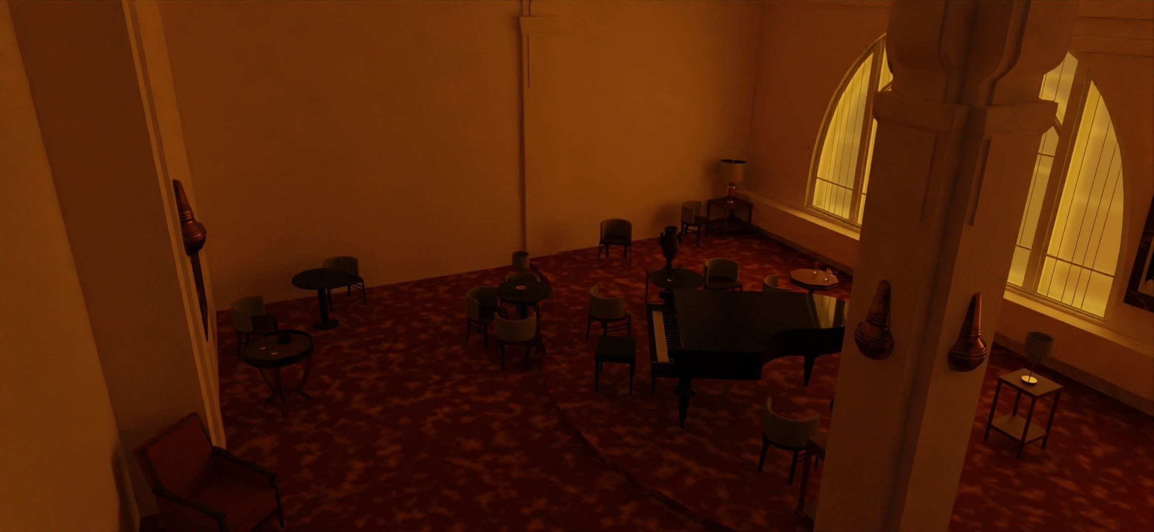 Blade Runner 2049  Deckards Apartment Low-poly 3D model_4