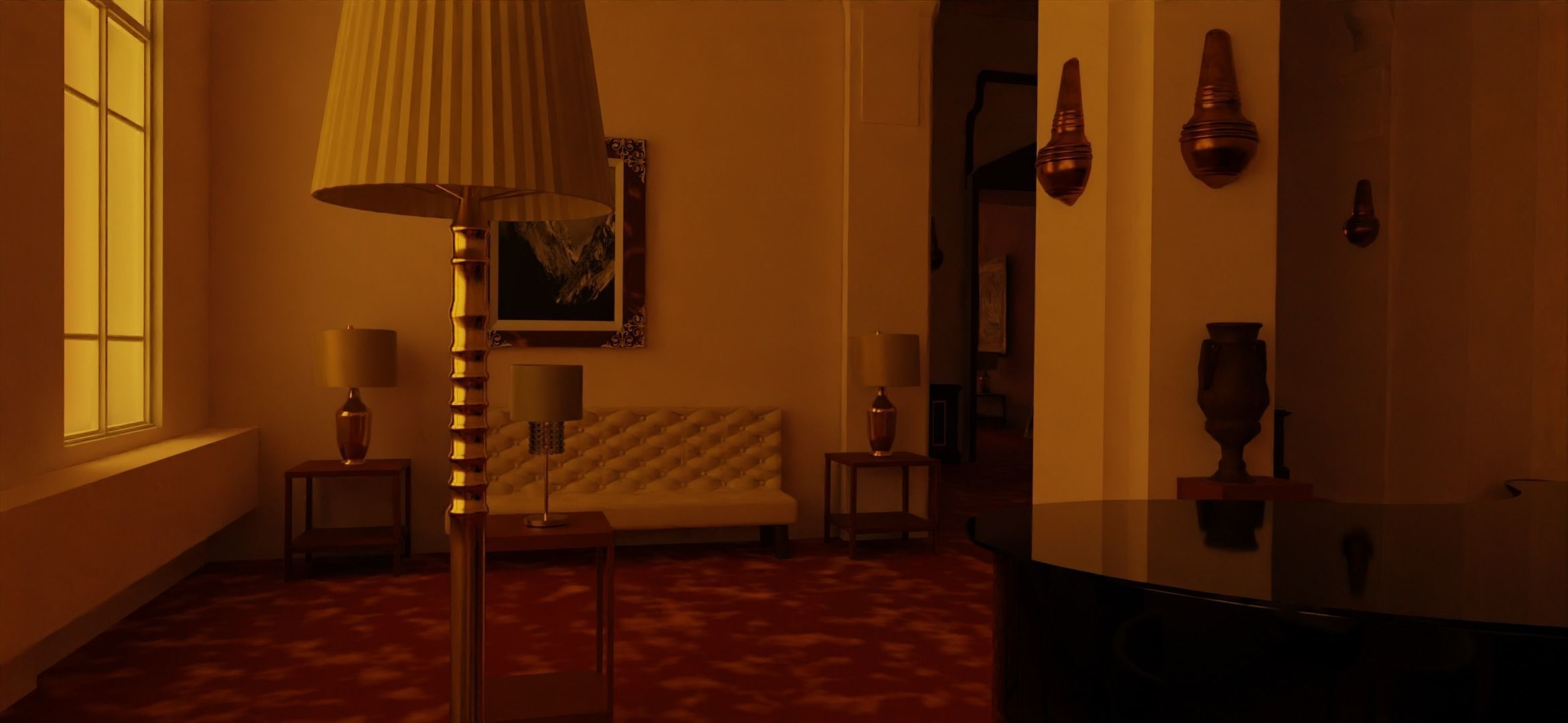 Blade Runner 2049  Deckards Apartment Low-poly 3D model_7