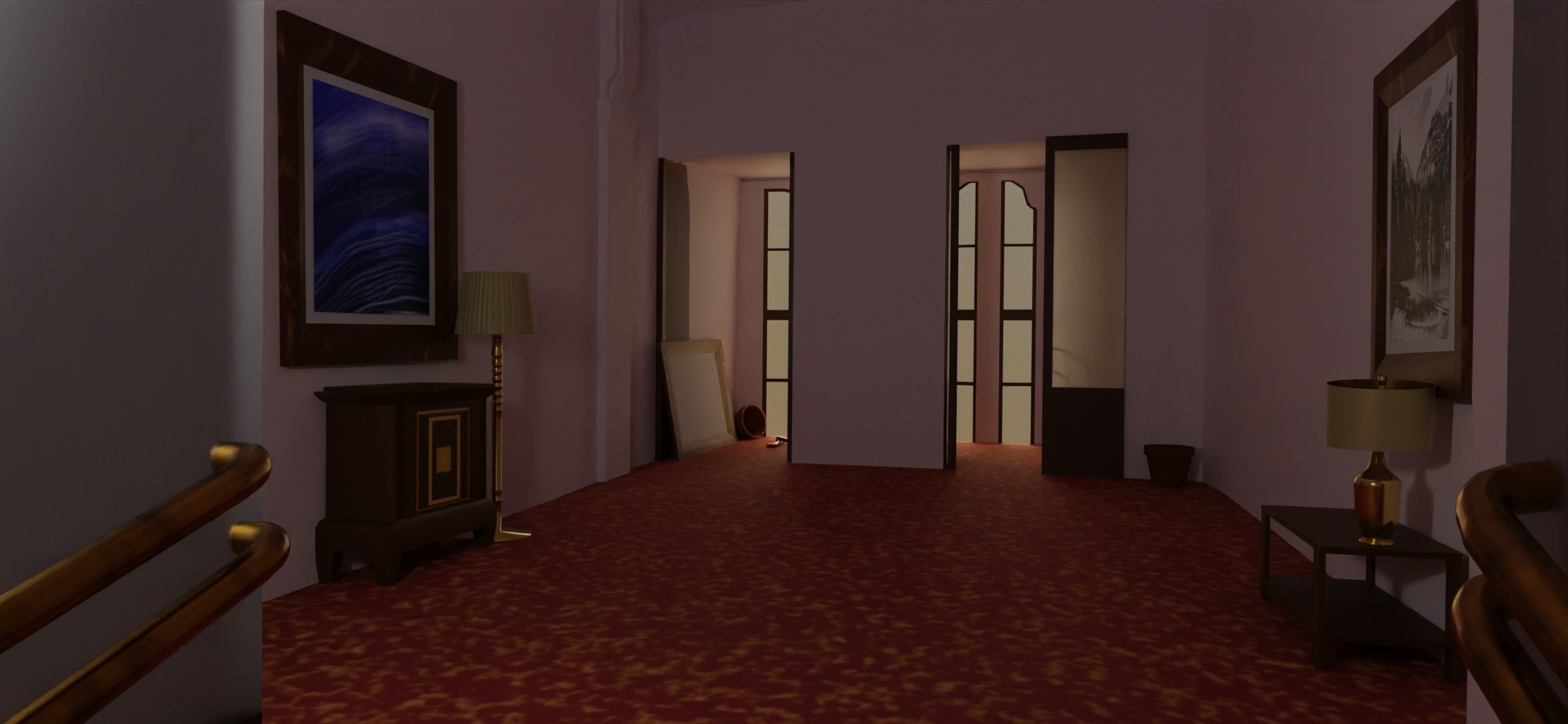 Blade Runner 2049  Deckards Apartment Low-poly 3D model_8