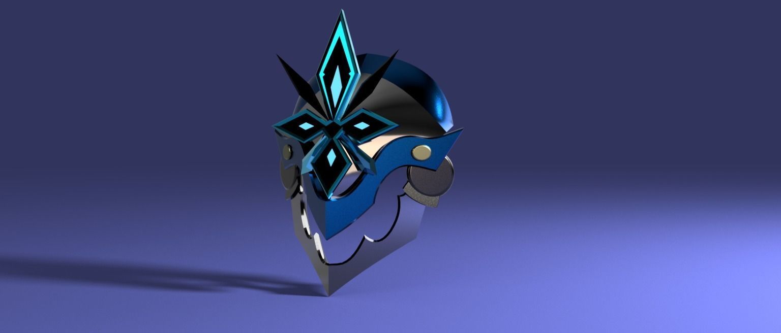 Captain Capitano Helm 3D print model_1