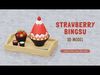 Strawberry Bingsu 3D model_1