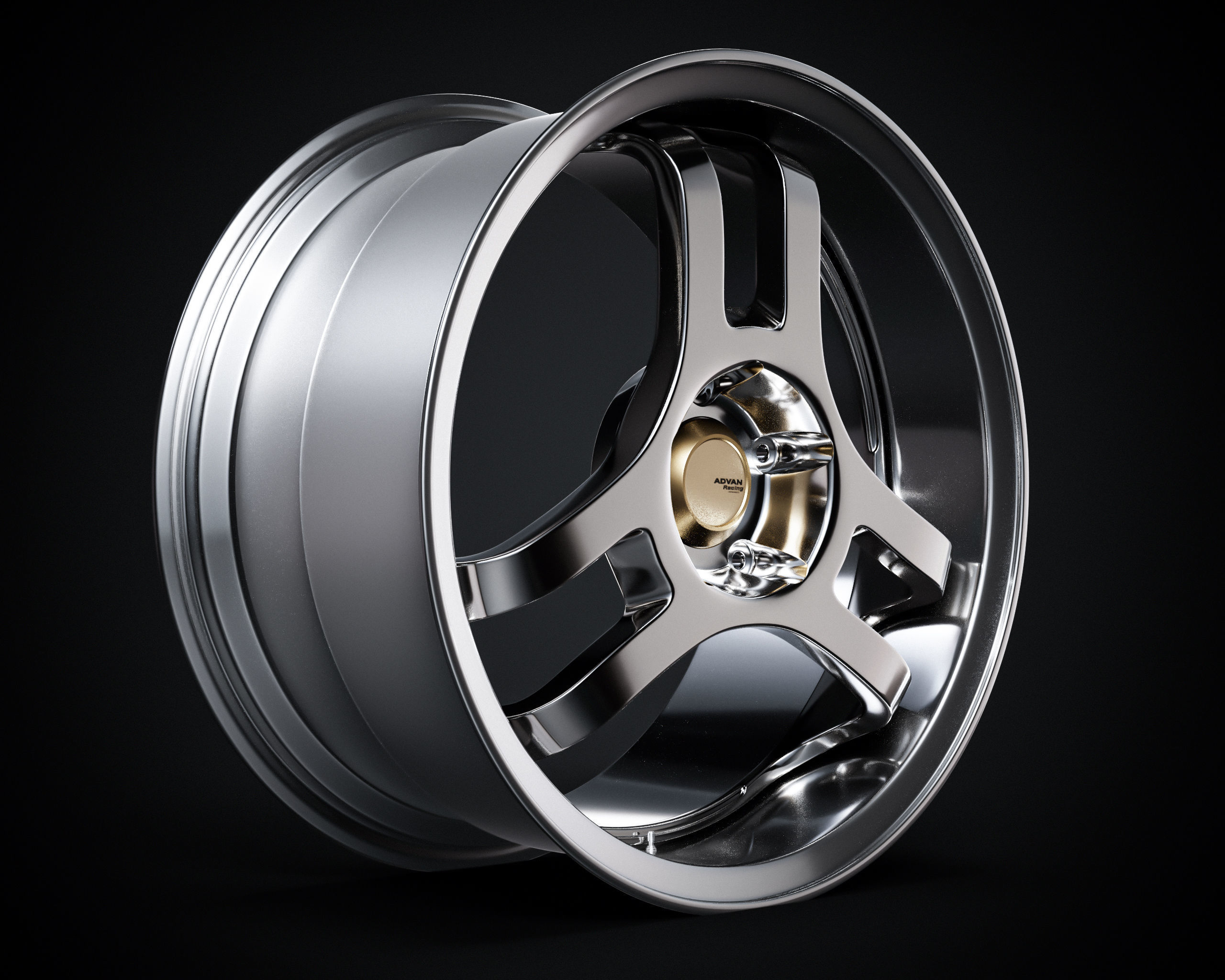 Super Advan Racing v2 3D model_2