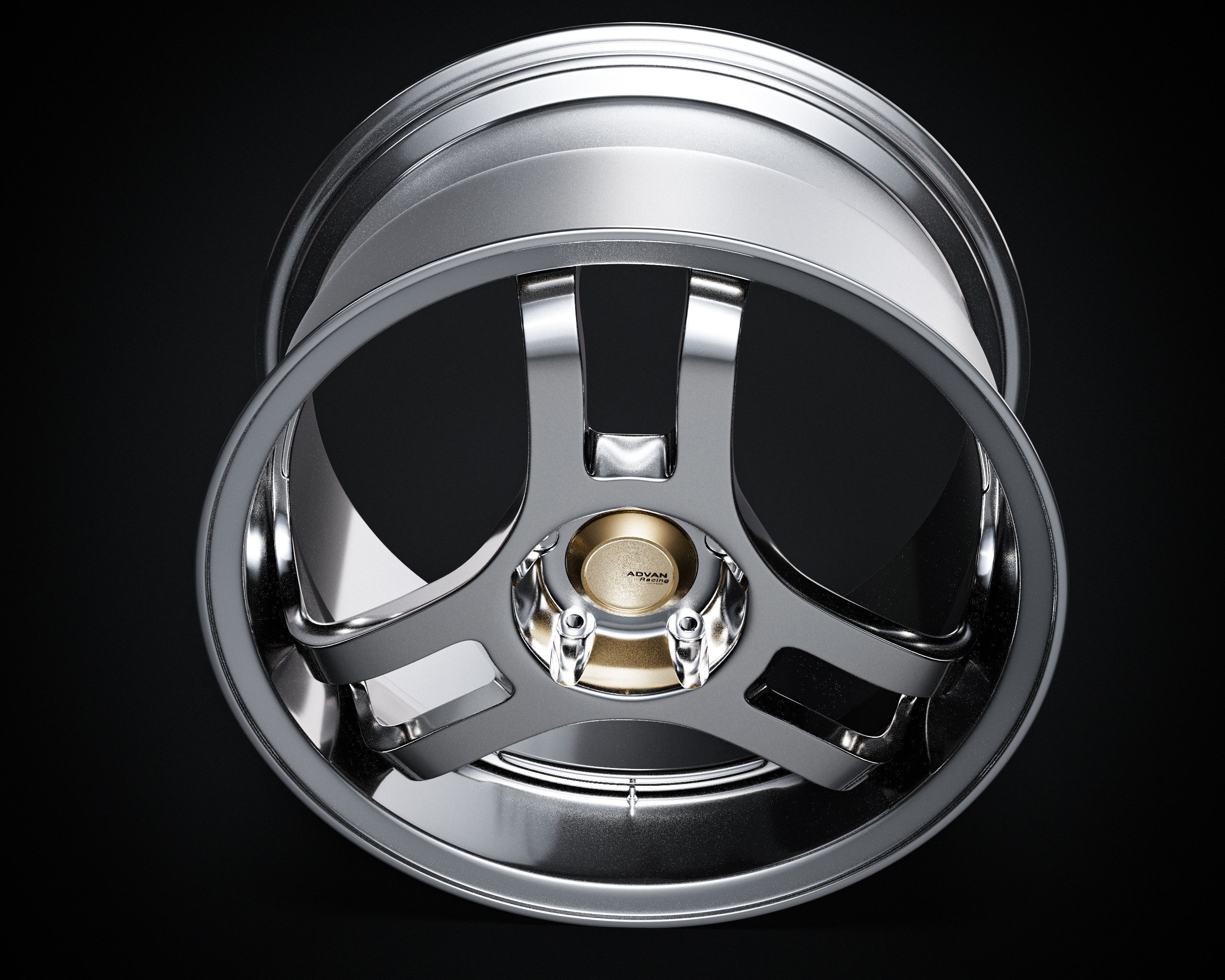 Super Advan Racing v2 3D model_4