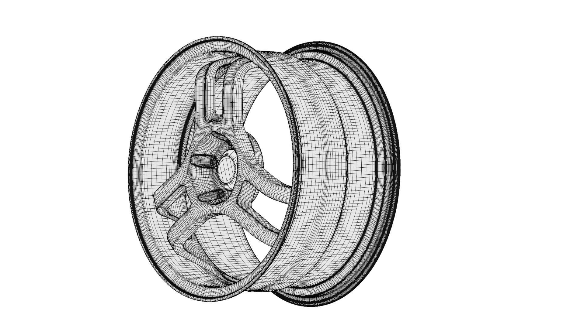 Super Advan Racing v2 3D model_9