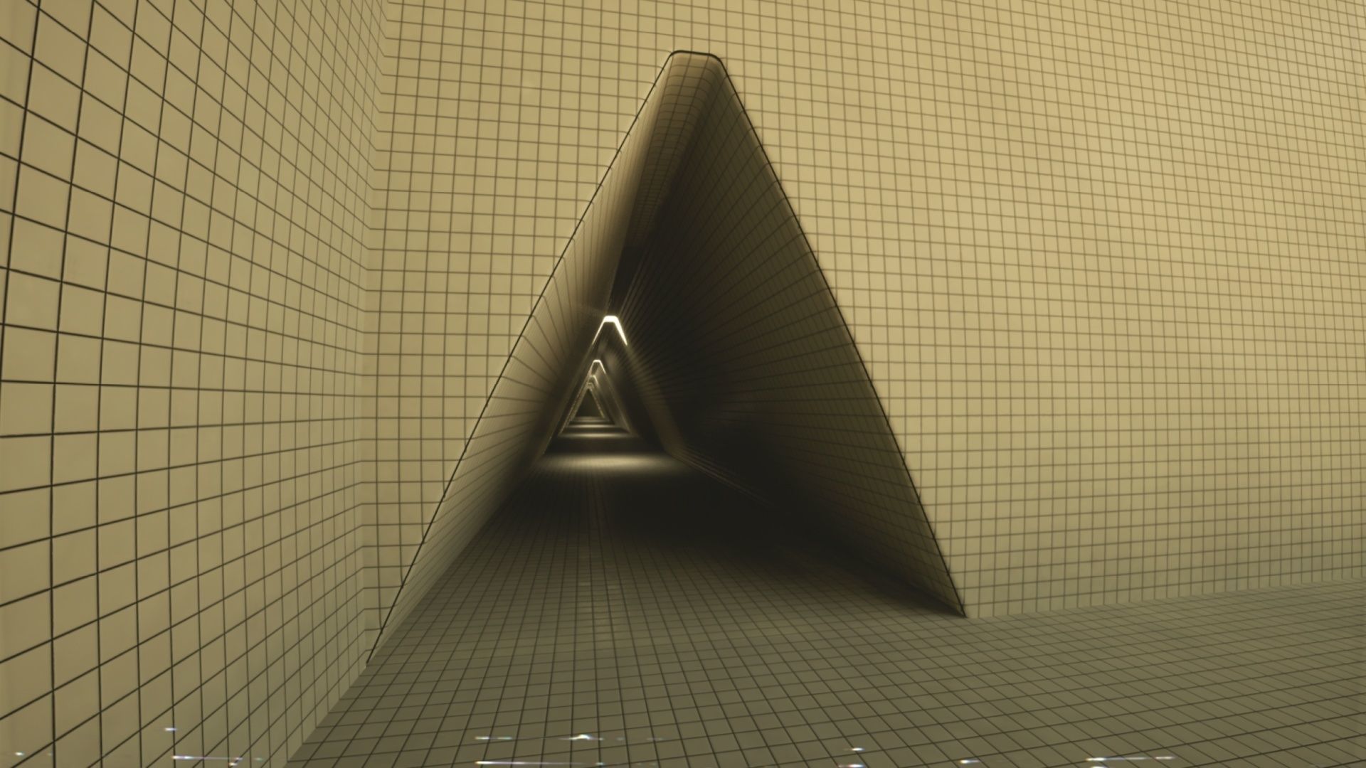 Backrooms - Poolrooms Modular Horror Environment - Unreal Engine Low-poly 3D model_22