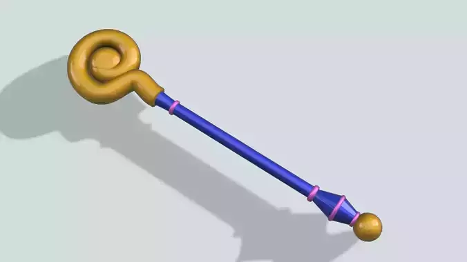 Dark Magic Girl Staff