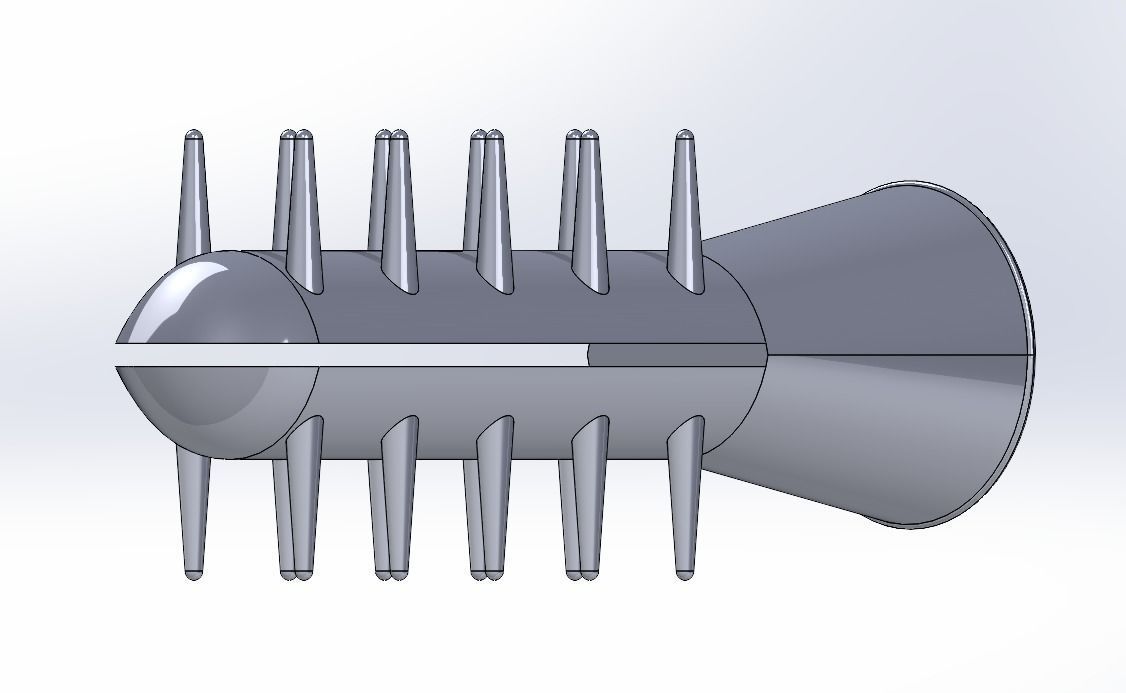 Royal Plug 8 size 3D print model_12
