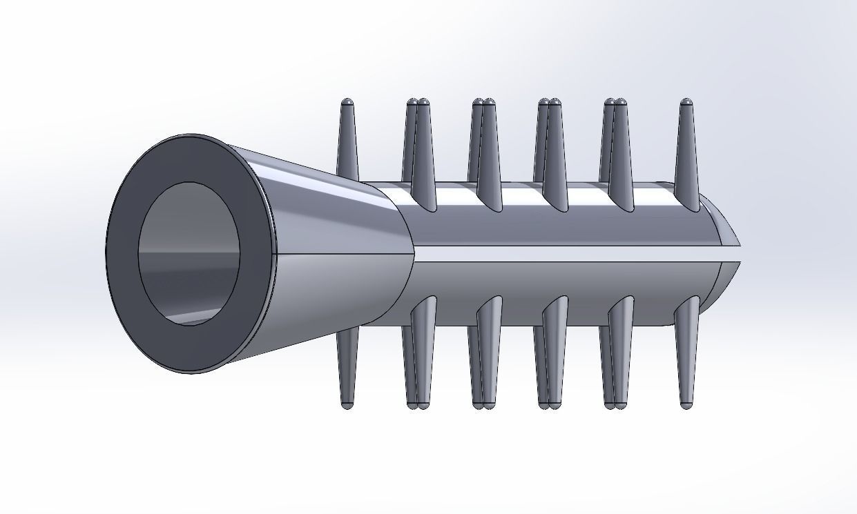 Royal Plug 8 size 3D print model_5