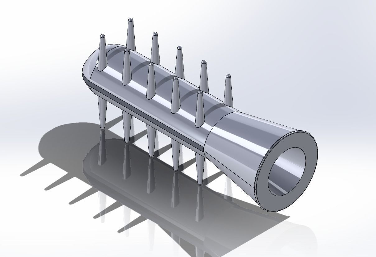 Royal Plug 8 size 3D print model_3