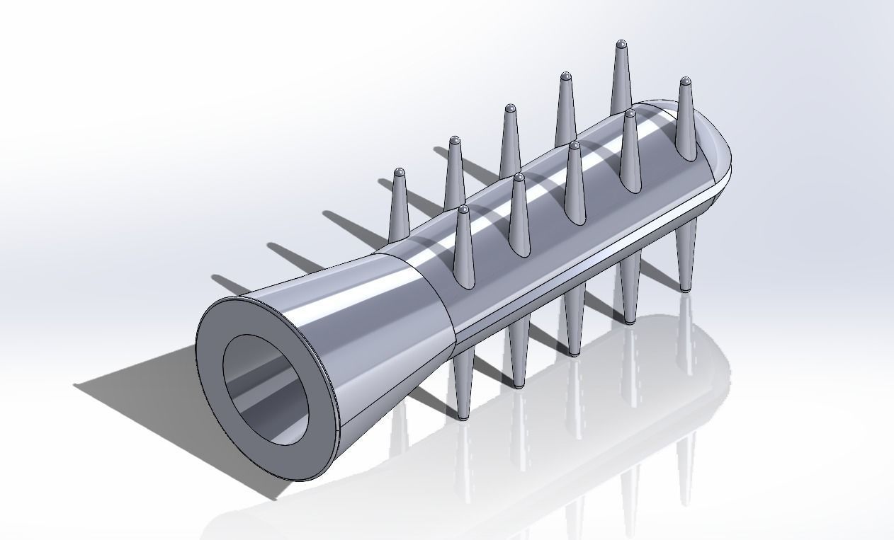 Royal Plug 8 size 3D print model_4
