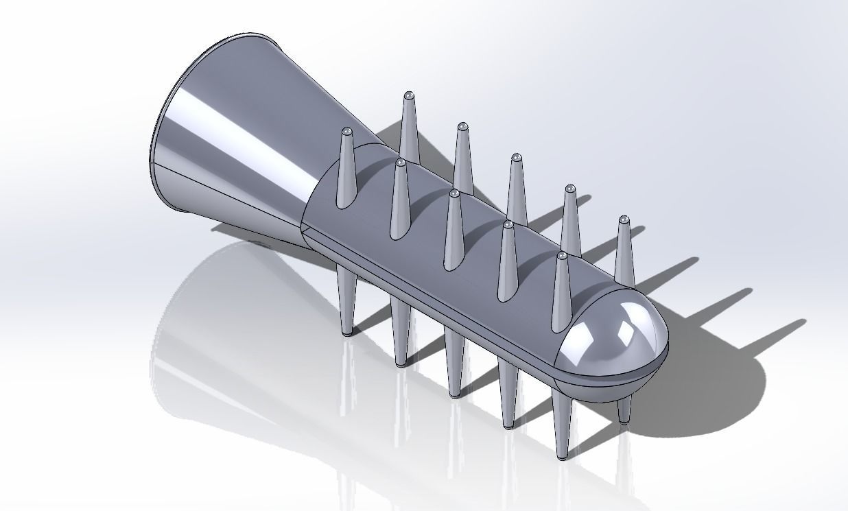 Royal Plug 8 size 3D print model_13