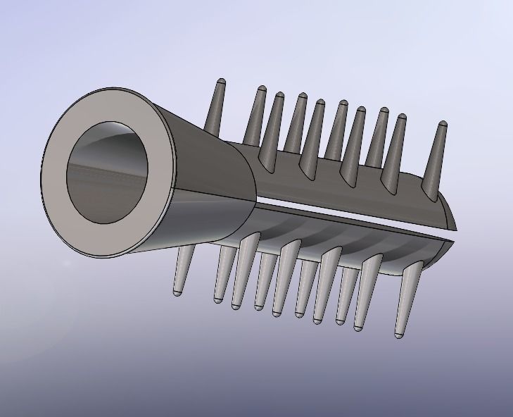 Royal Plug 8 size 3D print model_16