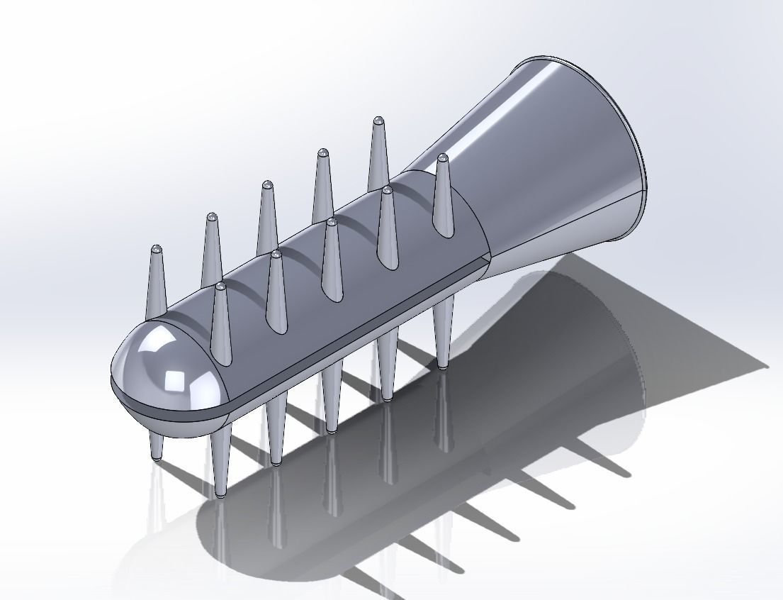 Royal Plug 8 size 3D print model_14