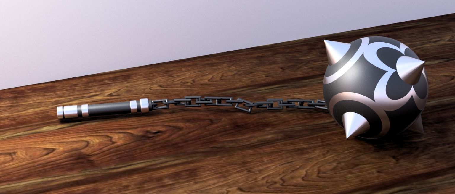 Rem Morning Star 3D print model_2