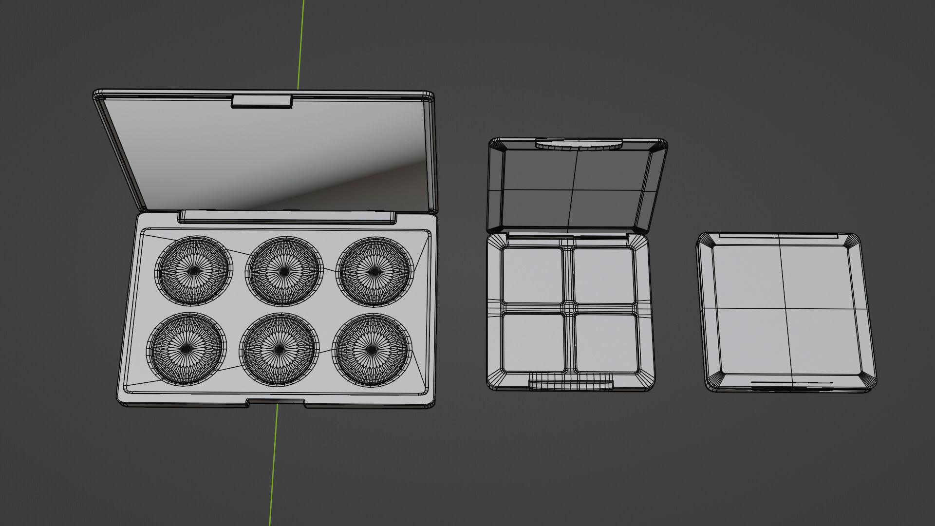 Set of cosmetics for make up 3D model_9