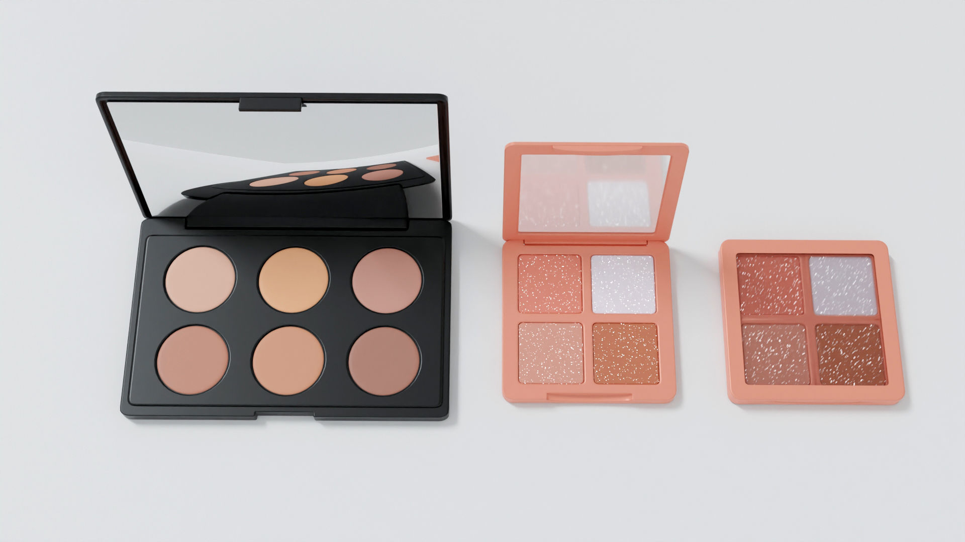 Set of cosmetics for make up 3D model_8