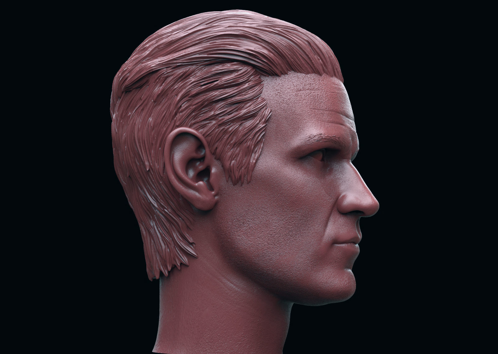 Daemon Targaryen - Matt Smith - Head 3D print model_1