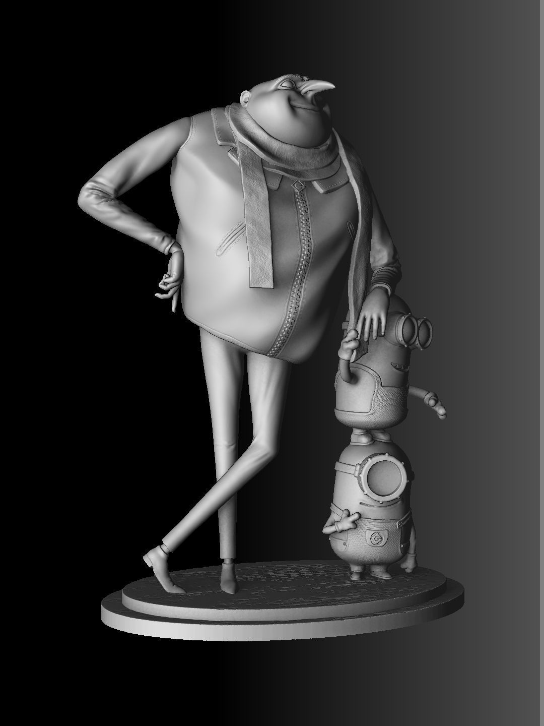 DESPICABLE ME  for 3D PRINT assemble STL 3D print model_4