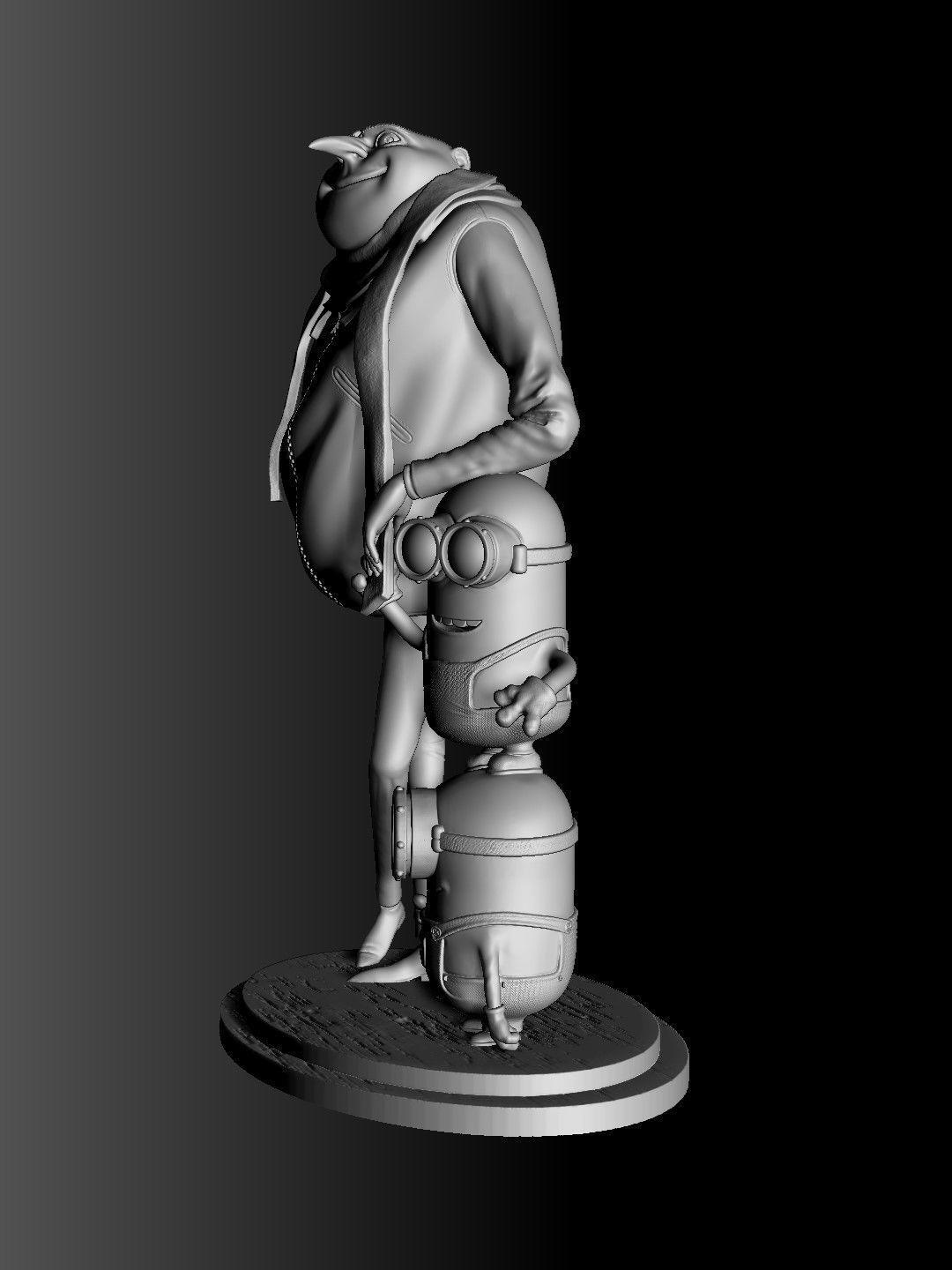 DESPICABLE ME  for 3D PRINT assemble STL 3D print model_21