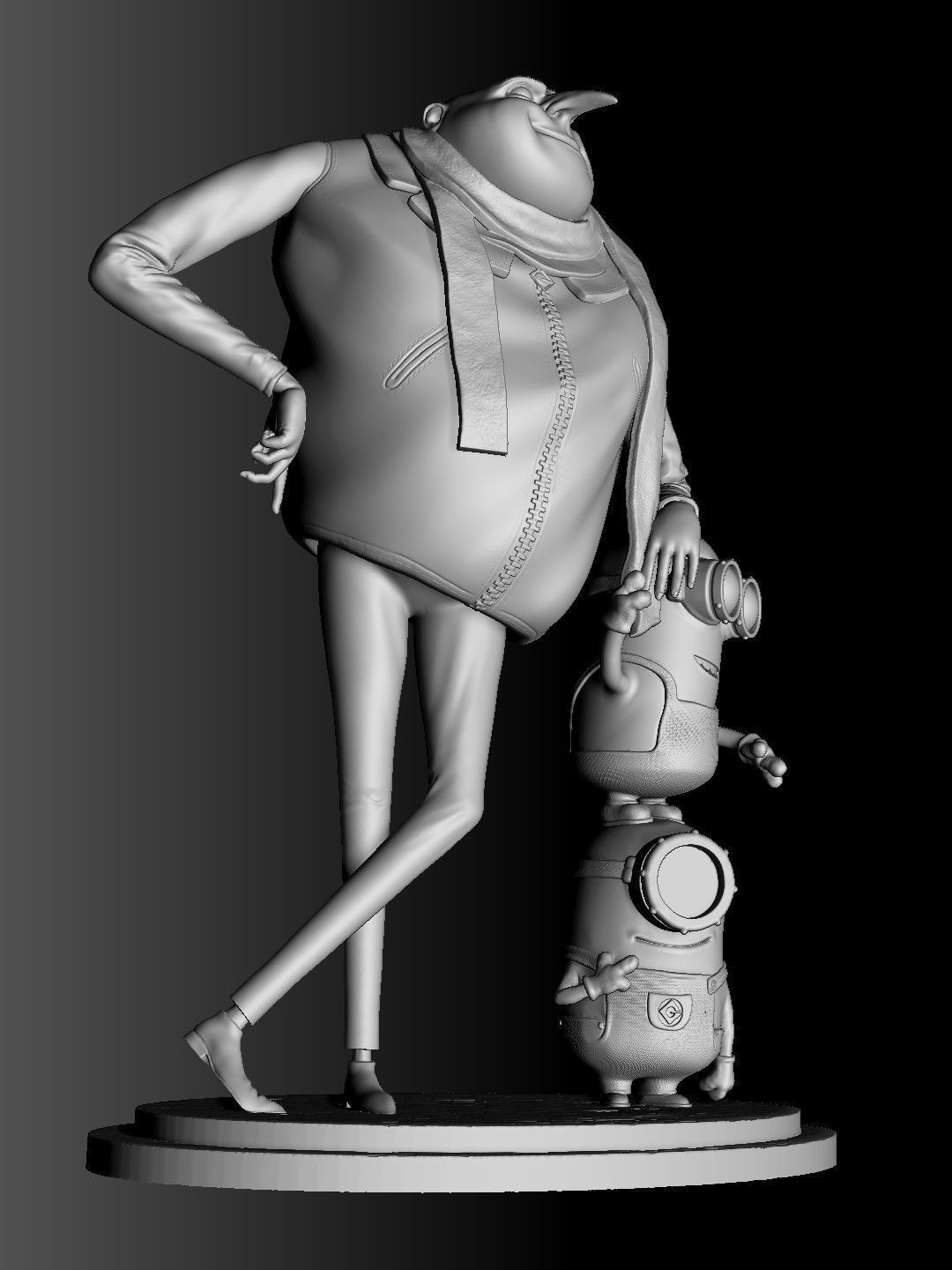 DESPICABLE ME  for 3D PRINT assemble STL 3D print model_1