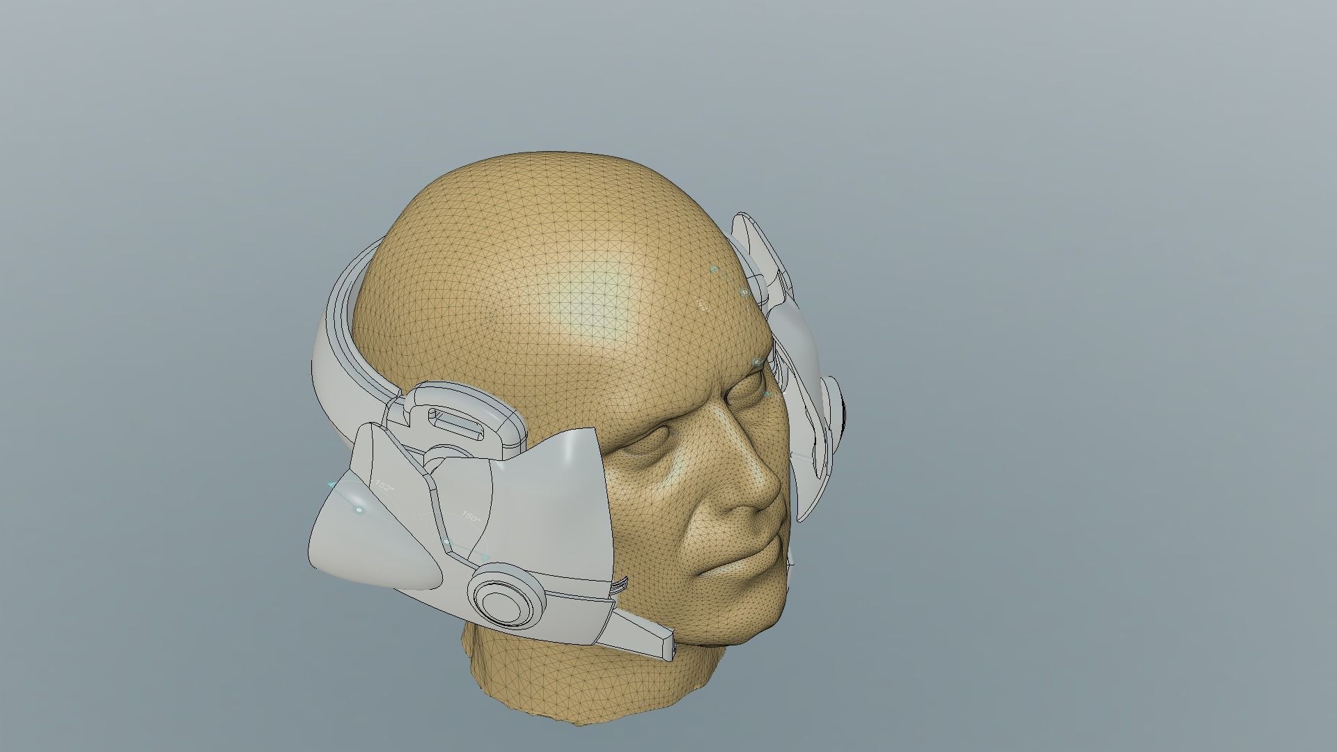 JETSTREAM SAM STYLED ARTICULATED MASK Free 3D print model_3