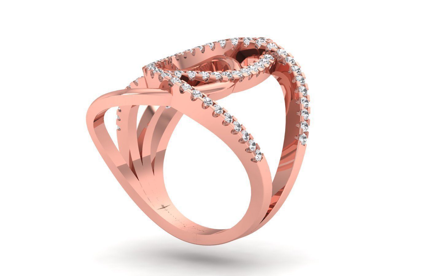 Women Solitaire Ring 3dm STL OBJ FBX  Renders Details 3D print model_1
