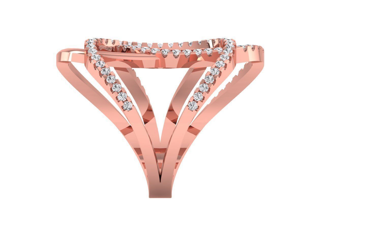 Women Solitaire Ring 3dm STL OBJ FBX  Renders Details 3D print model_2