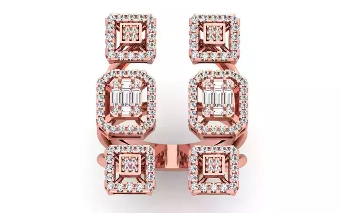 Women Solitaire Ring 3dm STL OBJ FBX  Renders Details