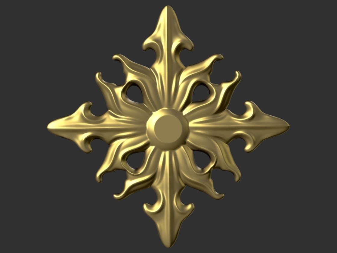 Ornaments Brushes with IMM Brushes and Ornament Set Vol 1 3D model_3