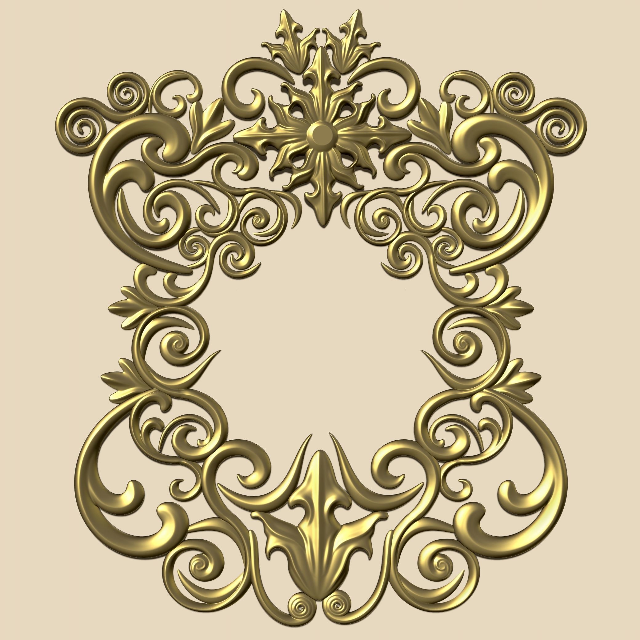 Ornaments Brushes with IMM Brushes and Ornament Set Vol 1 3D model_1