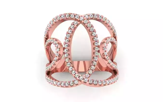 Women Solitaire Ring 3dm STL OBJ FBX  Renders Details