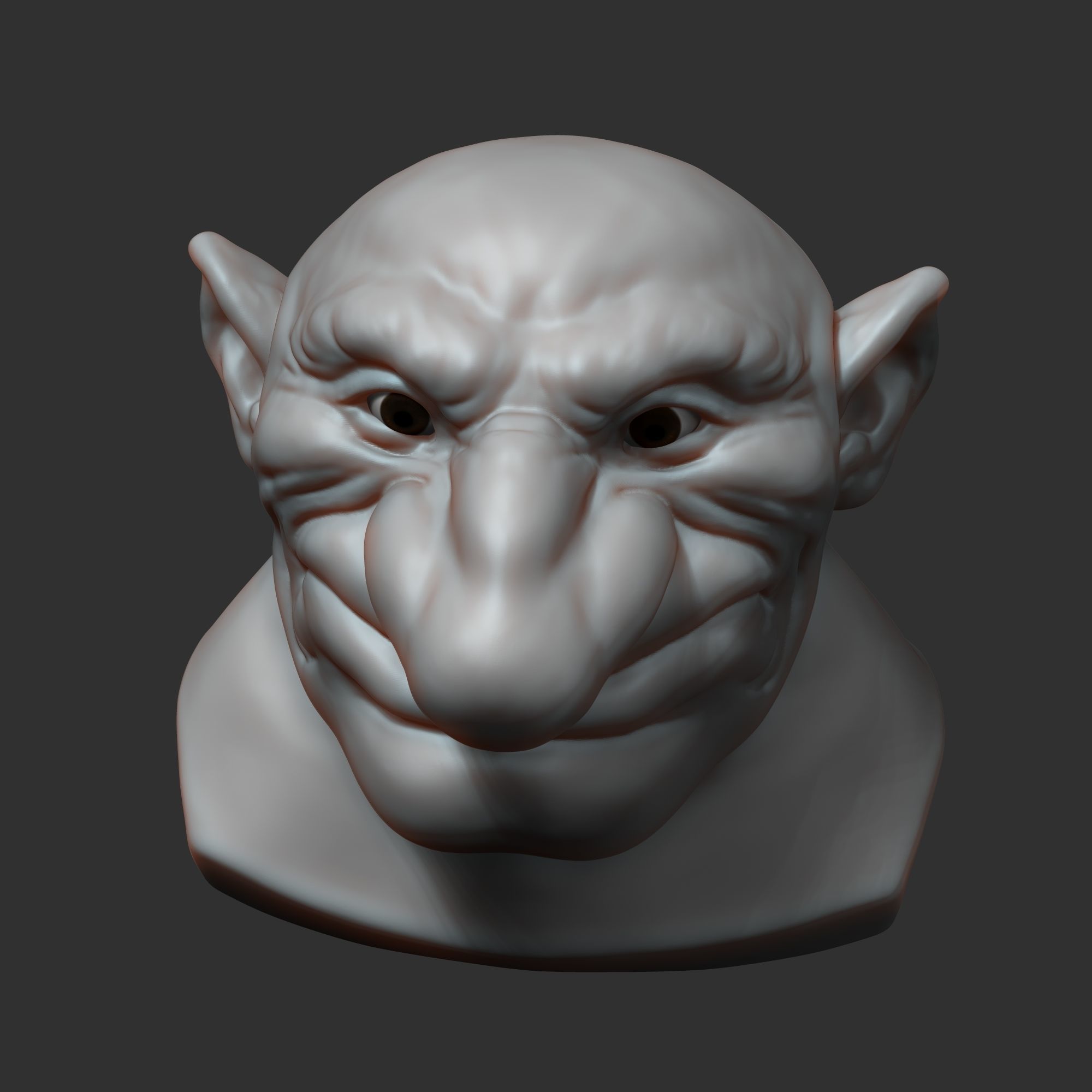 Dwarf head sculpt 3D model_8