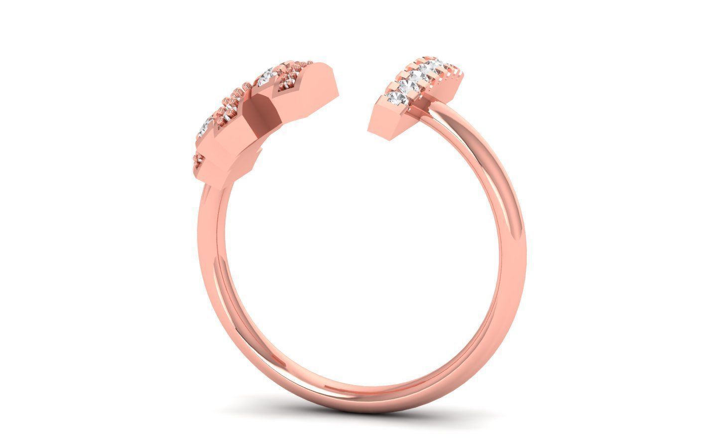 Women Solitaire Ring 3dm STL OBJ FBX  Renders Details 3D print model_2