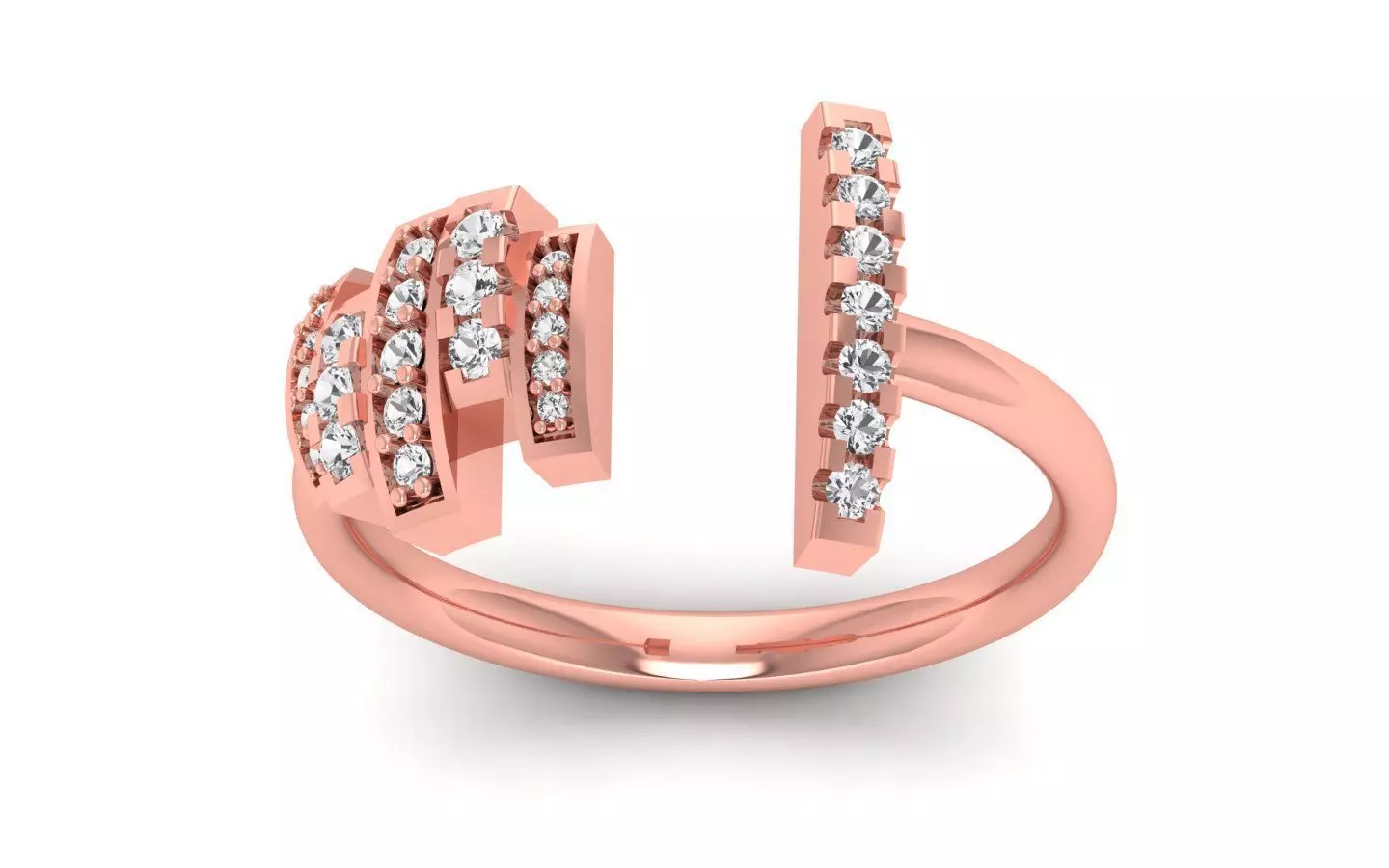 Women Solitaire Ring 3dm STL OBJ FBX  Renders Details 3D print model_0