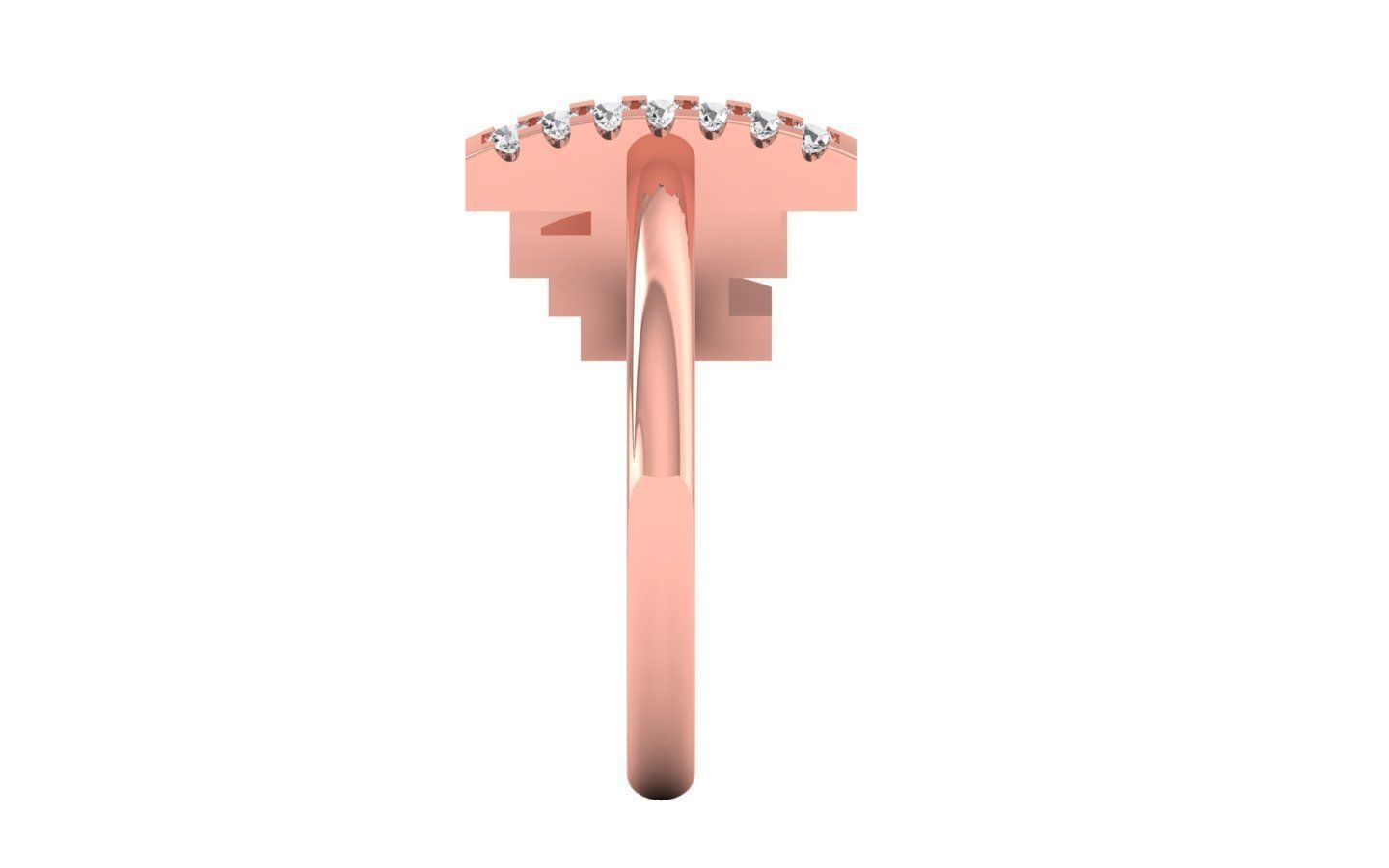 Women Solitaire Ring 3dm STL OBJ FBX  Renders Details 3D print model_1